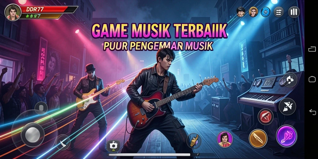 Tampilan gameplay IDR77 yang menarik dan interaktif dalam bermain musik.