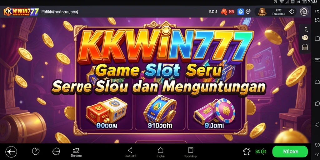 Screenshot KKWIN777 menampilkan gameplay slot yang memukau dan mengasyikkan.