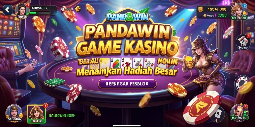 Tampilan gameplay Kasino yang mendebarkan di PANDAWIN.